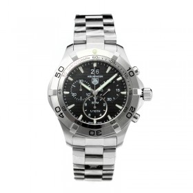 Tag Heuer Aquaracer Working Chronograph with Original Movement Black Dial S/S-Same Chassis as the Swiss Version