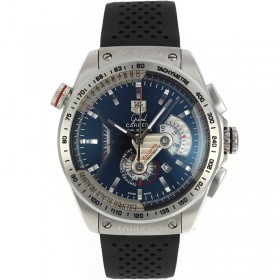 Tag Heuer Carrera Calibre 36 Working Chronograph with Black Dial Rubber Strap